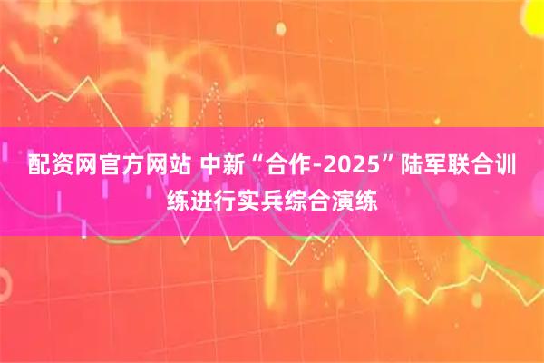 配资网官方网站 中新“合作-2025”陆军联合训练进行实兵综合演练